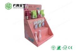 China Customized Logo Printing Recycled PDQ Cardboard Hook Counter Display Stand supplier