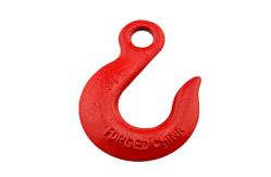 China Drop Forged Spring Snap Hook Carbon Steel Eye Slip Hook H324 supplier