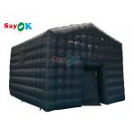 Tarpaulin Inflatable Cube Tent With Led Lights Inflatable Wedding Party Tent for sale