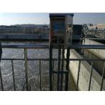 Portable flow meter for open channel area speed ultrasonic flow meter