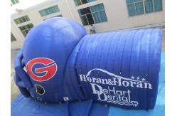 China inflatable helmet/inflatable camping tent/inflatable football helmet tunnel supplier