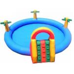 Homeusing Water Park Kids Inflatable Pool with Plam Trees