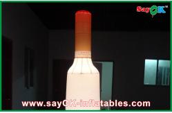 China Commercial Advertusing Inflatable Wine Bottle Decoration With LED Lighting supplier