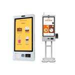 27 Inch Touchscreen Self Ordering Payment Kiosk Wall mounted / Standalone for Restaurant for sale