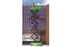 China 8m 450Kg Loading Self-propelled Scissor Lift Electrical Driving with CE certificate supplier