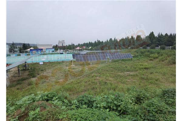 BV 1p Ground Mount Solar Tracking System With 90 Modules