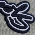 Customized 3D Silicone Label Heat Press Washable 3D Soft Silicone Logo Transfer  Badge