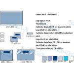 Universal surgical packs, General Medical Sterile Packs Low Linting With Reinforced Adhesive for sale