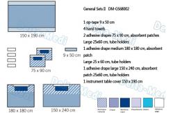 China Universal surgical packs, General Medical Sterile Packs Low Linting With Reinforced Adhesive supplier