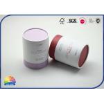 Cylindrical Essence Cosmetic Set   Paper Packaging Tube Customized Color Logo for sale