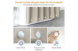 China Shower Curtain Weights with Strong Pull Force and Waterproof Rubber Coated Magnets supplier