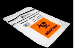 China Custom Made Zipper Biohazard Specimen Transport Bags For Medical Test supplier