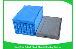 China Recyclable Industrial Collapsible Plastic Box , Plastic Folding Crate For Logistics supplier