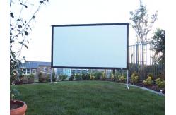 China 150 Inches Portable Foldable Projector Screen Matt White Long Lasting supplier