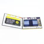 LCD Card Video Brochure Video Plus Print In Book Rechargeable 300-2000mA Battery