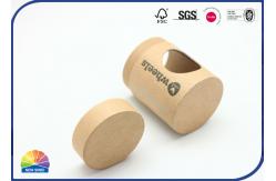 China Solid Food Paper Packaging Tube With Lids Windowing Matte Varnishing supplier