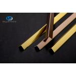 Trim Angle L Type Aluminium Profile 0.8-1.5mm Thickness T5 T6 gold color for sale