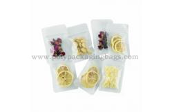 China Zipper Transparent Plastic Retail Bag For Spice Packaging supplier