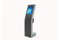China Slim Internet Android Touch Screen Self Service Kiosk With Queue System supplier