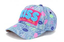 China Kids Modern Style Denim Baseball Cap  Embroidery And Patchwork Logo Light Weight supplier