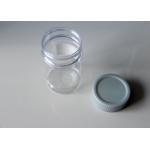 Silk Screen Printing 1kg Clear Pet Jars  ,  Water Proof Plastic Honey Bottles