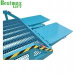 Blue Hydraulic Container Loading Mobile Yard Ramp 6000Kg Loading Capacity