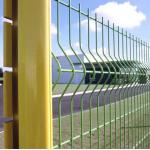 Yellow 3D Wire Mesh Fence ISO9001 Welded Wire Mesh Garden Fence for sale