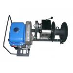 Gas Powered Winch Cable Winch Puller 1 Ton Capacity Portable Type 15m / Min Fast Speed for sale