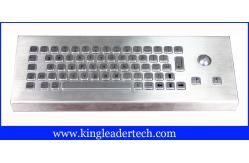 China USB Interface Desktop Rugged Keyboard Trackball With 65 Keys supplier