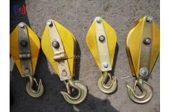 China Lightweight Aluminum Alloy Hoisting Tackle With Nylon Sheave For Rigging​ supplier
