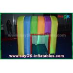 Inflatable Party Tent Rainbow Colorful Colors Inflatable Photo Booth Props Portable Inflatable Tent for sale