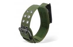 China Pet Adjustable Tactical Dog Collar Reflective Thickened Nylon Collar supplier