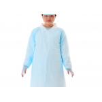 Long Sleeves Disposable CPE Isolation Gown For Hospital for sale