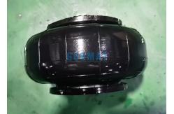 China 8X1 Single Convoluted Industrial Air Spring 90mm Natural Height Black Rubber Bellow supplier