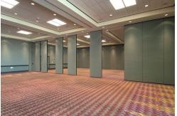 China Acoustic Fabric Sliding Hotel Movable Partition Walls with Aluminium Track Roller supplier