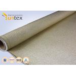 High Temperature Fiberglass High Silica Glass Fiber Fabric For Not Burning for sale