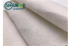 China Wool Necktie Interlining Plain Weave / Polyester Interlining Fabric with Good Elasticity supplier