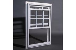 China Vertical Sliding Window Lower Sash Single Hung White Vinyl Window 48x60 supplier