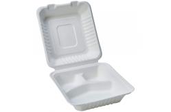 China Degradable PLA Foam 3cp Take Away Food Packaging Disposable Lunch Box supplier