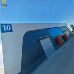 Customizable Steel Warehouse Building With Optional Lighting System And Welded Or Hot Rolled H Section for sale