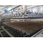 Automotive Rear Glass Bending Furnace / Double Curvature Glass With Moulds Pressing for sale