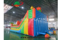 China 0.55mm PVC Tarpaulin 8 X 6M Tiger Inflatable Fun City supplier