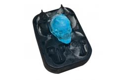 China Summer Silicone Ice Mold Sustainable 3D Skull Ice Cube Mold Customized supplier