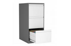 China Anti Tilt Gray Goose Handle Multidrawer Vertical Filing Cabinet supplier