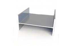 China Bridge Pedestrian Overpass Aluminium Industrial Profile Mill Finish supplier