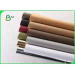Washed Kraft Liner Paper / Hand - Washed Kraft Paper 150cm X 110 M For Wallets for sale