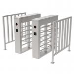 RS485 Half Height Turnstile Entrance Gates IP43 With Pedestrian Access Control System