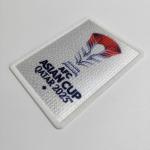 Custom Flock Heat Transfer Patches Badges For Clothing