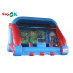 Commercial Inflatable Sports Games Red Blue IPS Shooting Game Inflable Carnival Game for sale