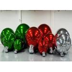 Giant Party Event Reflective Inflatable Christmas Mirror Ball With Double Layer for sale